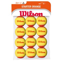 51160 Tennisbälle WILSON Starter Stage 2 Beutel  12 Bälle