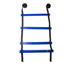 59632 Koordinationsleiter TOP Farbe blau Länge 8 m Breite 50 cm inkl. Beutel