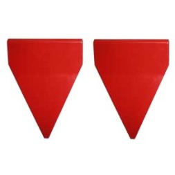 20022 Aludreieck zu Spielstandsanzeiger STAMM rot