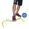 59290 Trainingshürde Flex flach aus Kunststoff 15 cm gelb