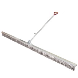 02025 Abziehbesen 270 cm Besatz Stahldrahtborsten