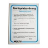 109 Hinweisschild Tennisplatzordnung RBA