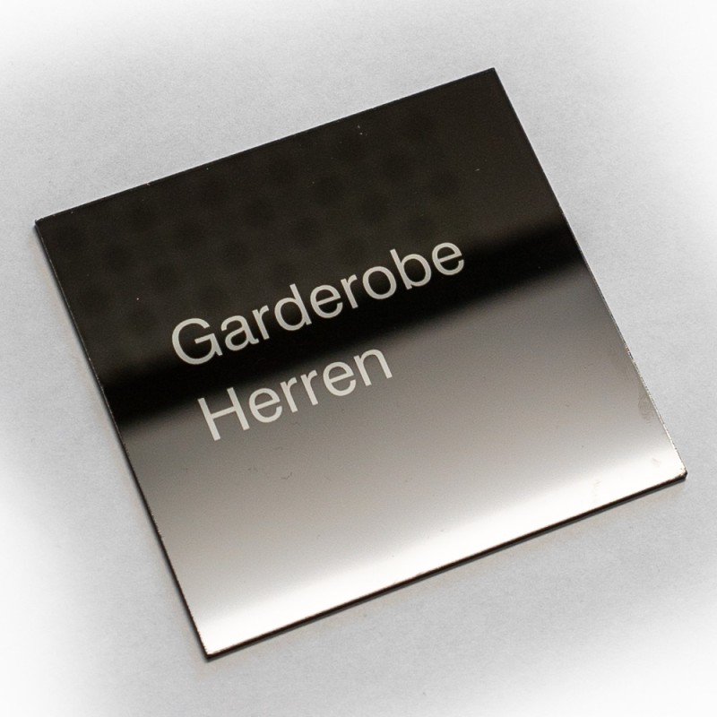06082 Türschild Garderobe Herren