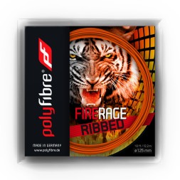 60515 Tennissaite POLYFIBRE Fire Rage Ribbed Länge 12.2 m  1.25 mm