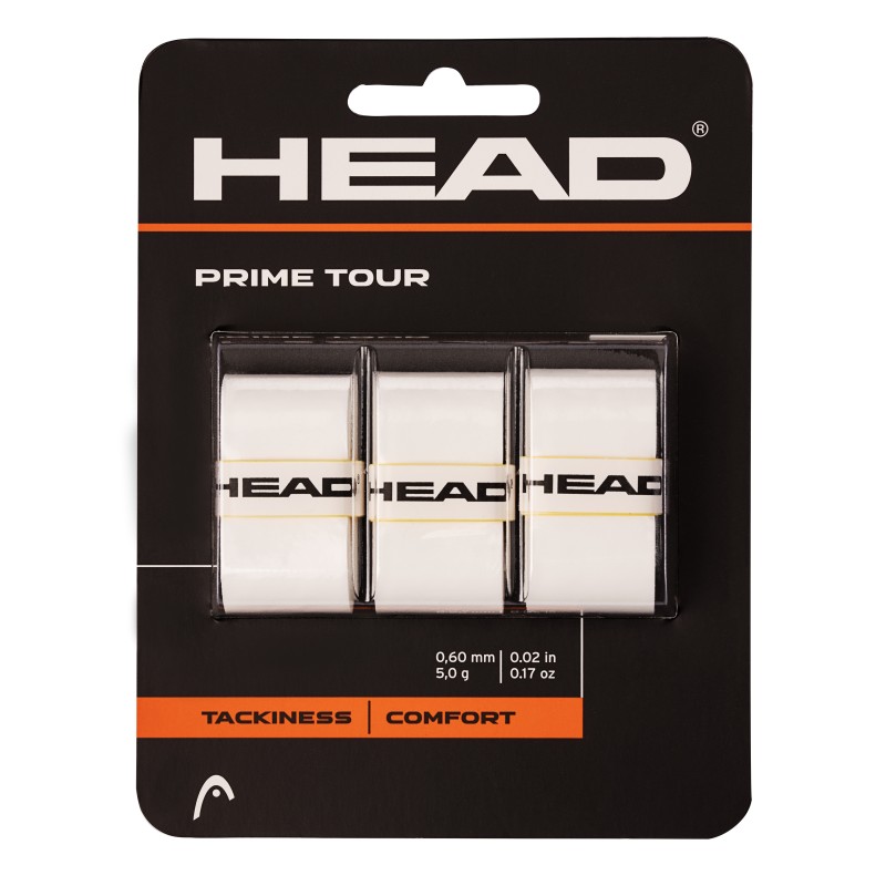 58552 Griffbänder HEAD Prime Tour Farbe weiss