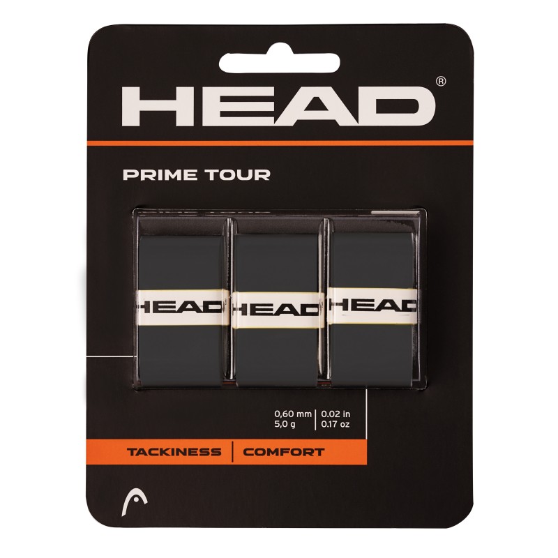 58554 Griffbänder HEAD Prime Tour Farbe schwarz