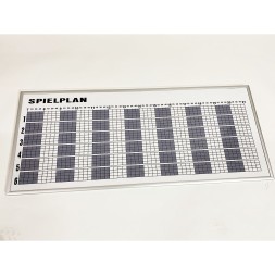 656 Tages-Belegungsplan für 6 Plätze