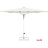 03345 Sonnenschirm Glatz Fortero Pro quadratisch 300 x 300 cm weiss