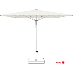 03305 Sonnenschirm Glatz Fortino Pro quadratisch 200 x 200 cm weiss