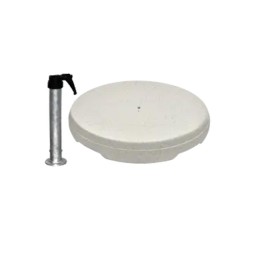 03380 Betonsockel 90 kg inkl. Standrohr von Glatz