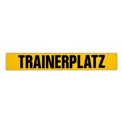 06544 Magnetschild TRAINERPLATZ 60 mm hoch