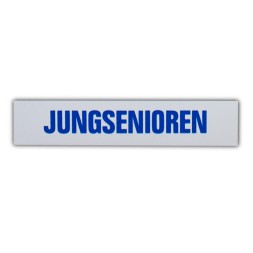 06554 Magnetschild JUNGSENIOREN 30 x 120 mm