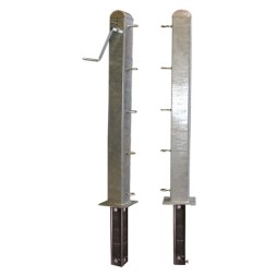 13007 Adapterpfosten JOSEPH in Stahl verzinkt