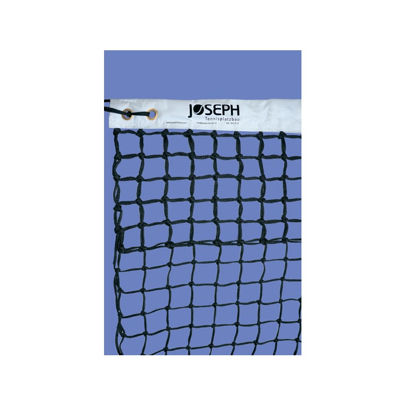 25040 Tennisnetz TOP 3.4 mm stark geknotet mit 6 Doppelreihen mit PVC Netzeinfassung