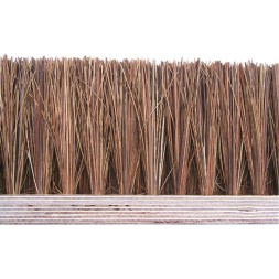 01015 Abziehbesen 200 cm Besatz Naturborsten Piassava